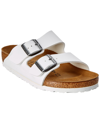 Birkenstock Arizona Bs Womens Leather Slip On Footbed Sandals