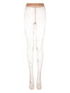 Vetements X Wolford Tattoo-print Tights In Neutrals