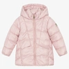MAYORAL GIRLS PINK HOODED PUFFER COAT