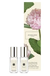 JO MALONE LONDON PEONY & BLUSH SUEDE COLOGNE & WOOD SAGE & SEA SALT COLOGNE SET, 0.3 OZ