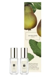 Jo Malone London Wood Sage & Sea Salt/ English Pear & Freesia Mini Set 2 X 0.3 oz/ 9 ml