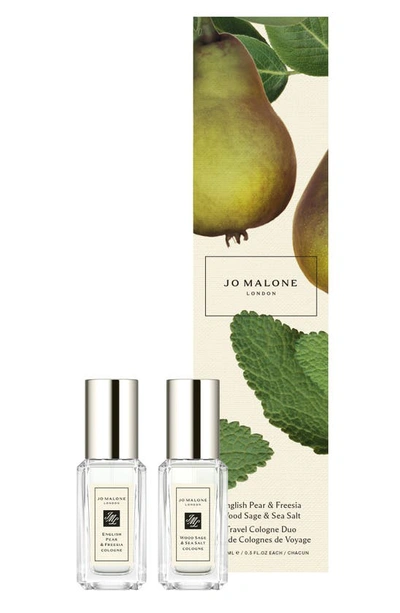 JO MALONE LONDON ENGLISH PEAR & FREESIA COLOGNE & WOOD SAGE & SEA SALT COLOGNE SET, 0.3 OZ