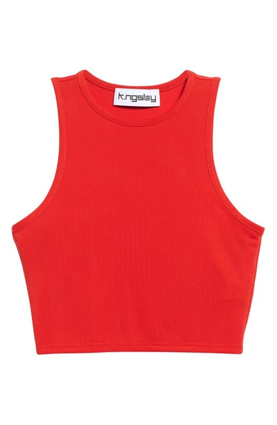 K.ngsley Unisex Second Skin Shell In Coquelicot