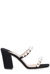 JIMMY CHOO JIMMY CHOO AMARA 85MM EMBELLISHED SANDALS