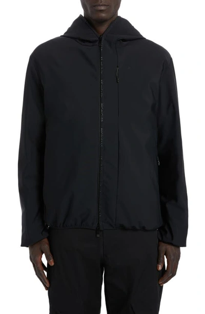 Moncler Iton Hooded Jacket In Black