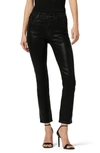 HUDSON BARBARA COATED HIGH WAIST ANKLE STRAIGHT LEG JEANS