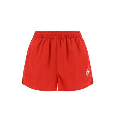 Casablanca Elasticated-waist Shorts In Red