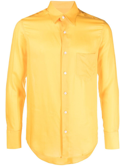 Ernest W Baker Patch-pocket Shirt In Yellow