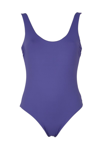 Fisico Cristina Ferrari Fisico One-piece Swimming Costume With Back Neckline In Purple