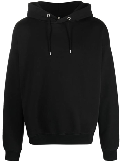 Sunflower Organic Cotton Long-sleeve Hoodie In Black