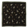 DOLCE & GABBANA DOLCE & GABBANA MULTICOLOR PRINTED DG LOGO SQUARE MEN'S HANDKERCHIEF