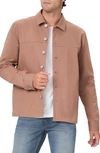 PAIGE ELSMAR STRETCH COTTON TWILL SHIRT JACKET