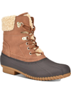 Tommy Hilfiger Twrainah Womens Ankle Lace Up Rain Boots In Brown