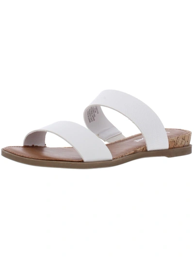 SUN + STONE EASTEN WOMENS SLIDE SANDALS