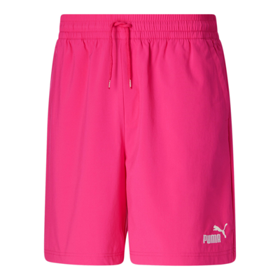 Puma Men's Essentials Woven Shorts In Pink