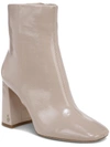 Sam Edelman Codie Womens Padded Insole Square Toe Booties In White