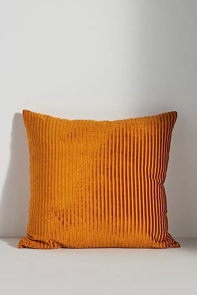 Anthropologie Fiora Textured Stripe Cushion