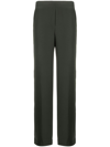 P.A.R.O.S.H LOW-RISE STRAIGHT-LEG TROUSERS