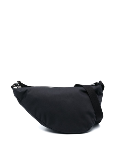 The Row Slouchy Banana Crossbody Bag In Black