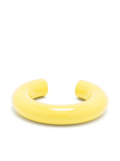 Uncommon Matters Swell Single-loop Bracelet In Yellow