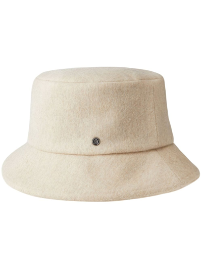 Maison Michel Jason Bucket Hat In Beige