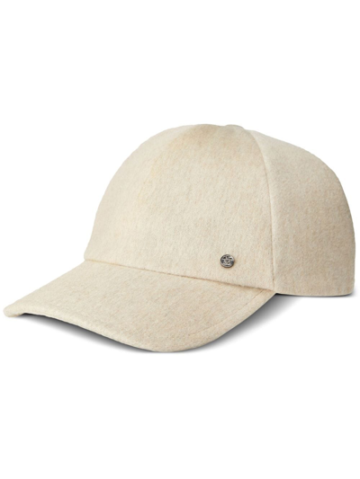 Maison Michel Tiger Baseball Cap In Neutrals