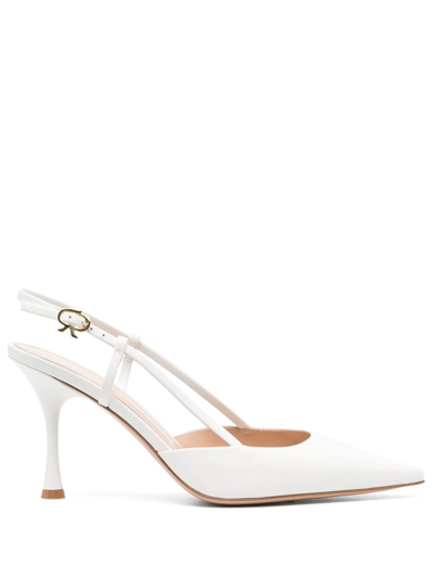 Gianvito Rossi Pumps Ascent 85 Calfskin In White