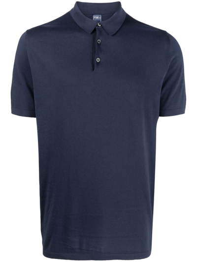 FEDELI SHORT-SLEEVED COTTON POLO SHIRT