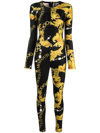 VERSACE JEANS COUTURE CHAIN COUTURE-PRINT JUMPSUIT