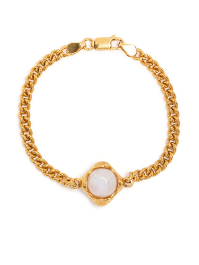 Alighieri The Eye Of The Moonstone Bracelet In Gold