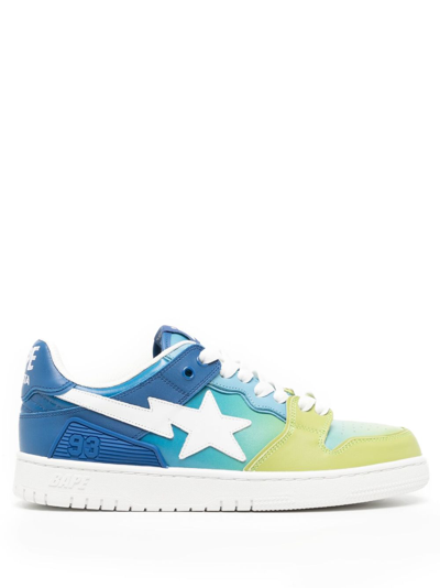 A Bathing Ape Sk8 Sta 1 Trainers In Blue