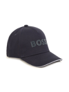 BOSSWEAR LOGO-PRINT COTTON BASEBALL CAP