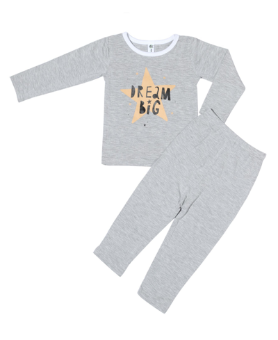 Earth Baby Outfitters Kids' Toddler Boys Or Toddler Girls Pajamas In Gray