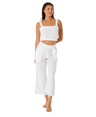 Rip Curl Premium Surf Cotton Beach Pants In White