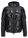 Herno Shiny Lacquer Bomber Jacket With Quilted Texture