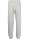 Autry Logo-patch Cotton Track Pants In Grey