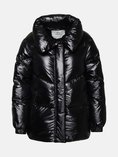 Woolrich Aliquippa Black Nylon Puffer Jacket