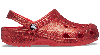 Crocs Classic Glitter Clog In Flame