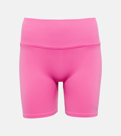 Alo Yoga Favorite High-rise Biker Shorts In Pink