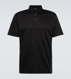 Giorgio Armani Classic Short-sleeve Polo Shirt In Black