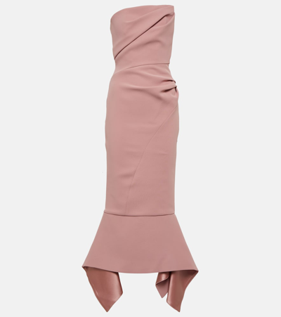 Maticevski Suffix Asymmetric Mermaid Gown In Valentine