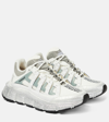 Versace Leather Sneakers In White