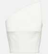 Maticevski One-shoulder Crêpe Top In White