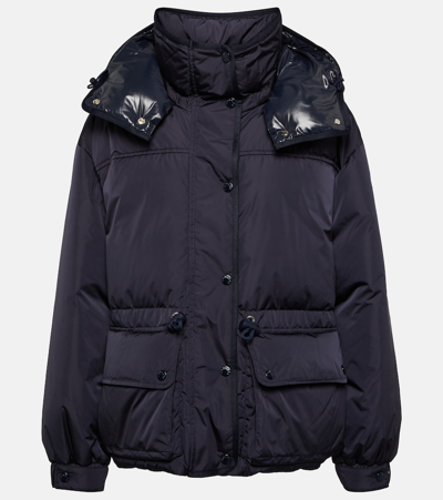 Moncler Amou Quilted Down Jacket In Dark Blue
