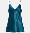 Joseph Clea Silk Satin Camisole In Black