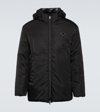 Prada Re-nylon Reversible Puffer Jacket In Black