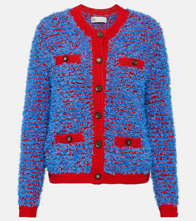 Tory Burch Confetti Kendra Cardigan In Multi-colored