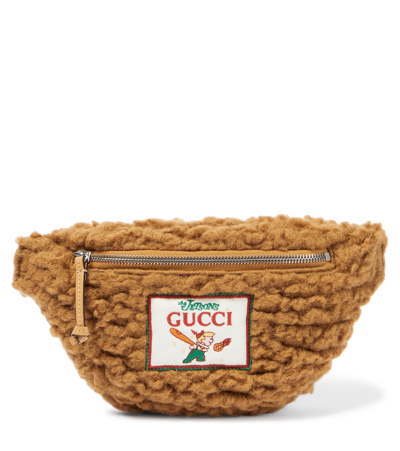 Gucci Kids' Teddy Belt Bag In Brown