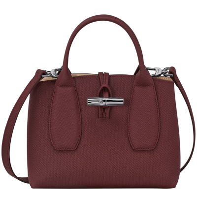 Longchamp Handbag S Roseau In Plum