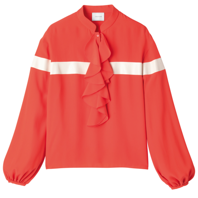 Longchamp Blouse Fall-winter 2023 Collection In Orange